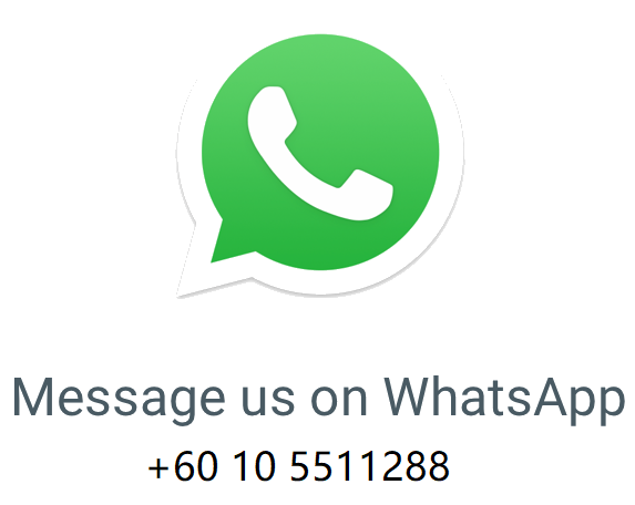 Whatsapp us here.