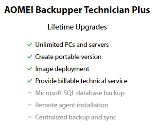 AOMEI Backupper Technician Plus Malaysia  