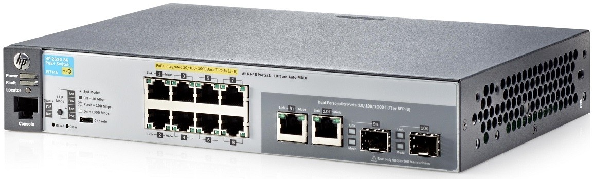 Aruba 2530 8G PoE+ Switch 