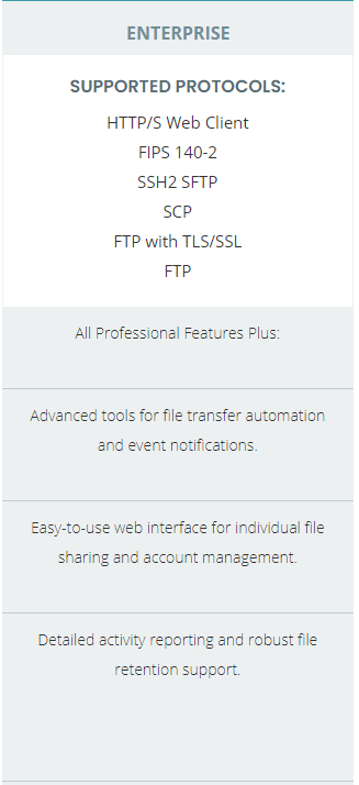 Cerberus FTP Server Enterprise 