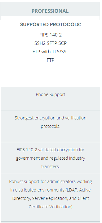 Cerberus FTP Server Professional 