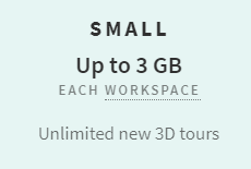 CupixHomes Capacity Small Plan