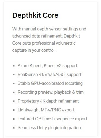 Depthkit Core