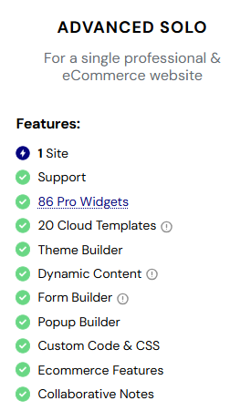 Elementor Advanced Solo