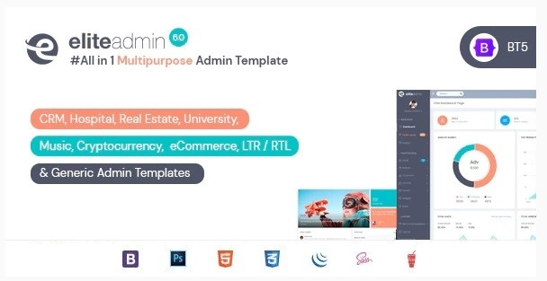 Elite Admin - Bootstrap 5 Dashboard template