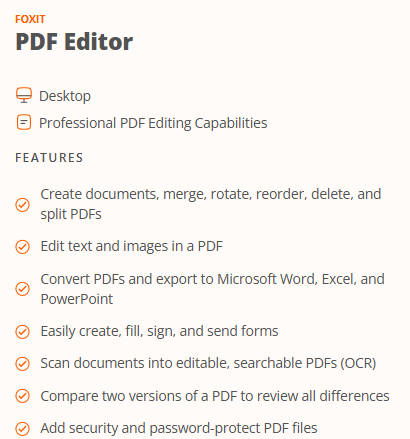 Foxit PDF Editor Malaysia