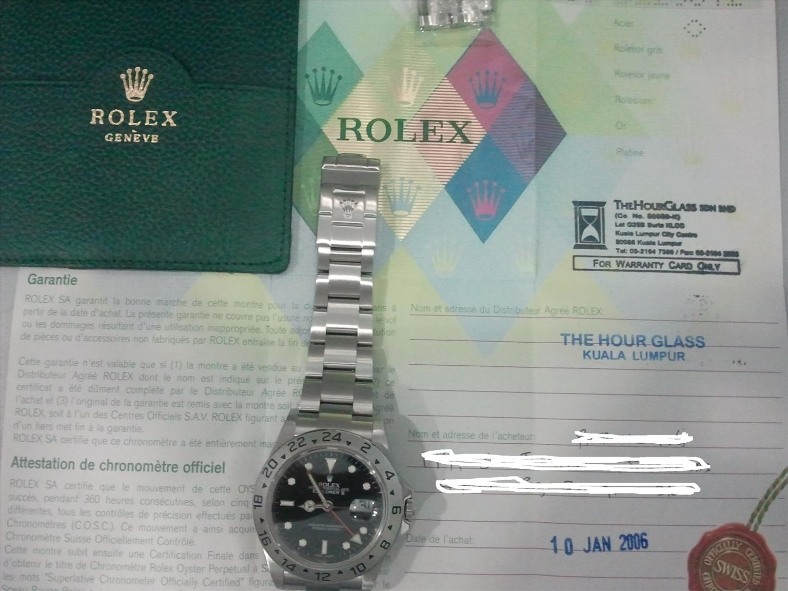 Rolex Explorer II 16570 (Black)