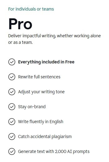 Grammarly Pro