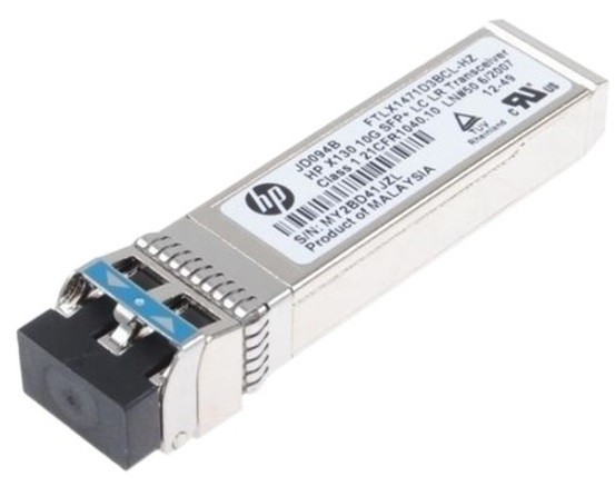 Aruba 10G SFP+ LC SR 300m MMF Transceiver 