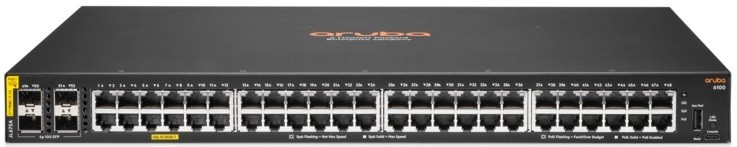 Aruba 6100 48G Class4 PoE 4SFP+ 370W Switch