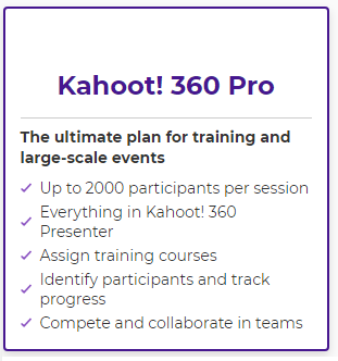 Kahoot! 360 Pro