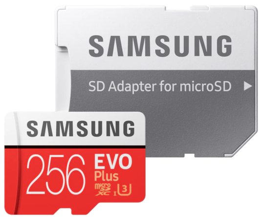 Samsung EVO Plus microSD Memory Card 256GB