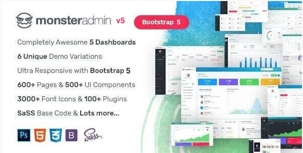 Monster - Most Complete Bootstrap 5 Admin Template