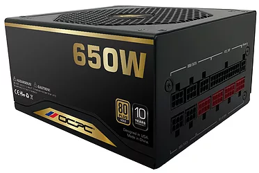 OCPC PSU GD650M 650W 80 Plus Gold F/M 110-240V
