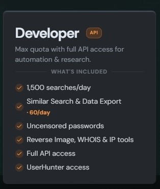 OSINTLeak Developer