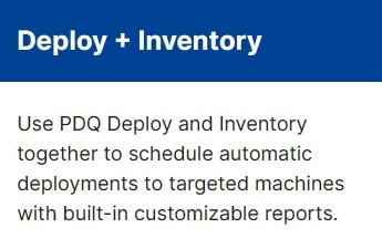 PDQ Deploy + Inventory