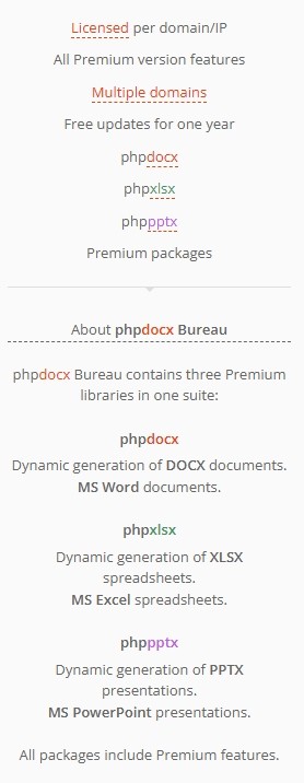 phpdocx Bureau