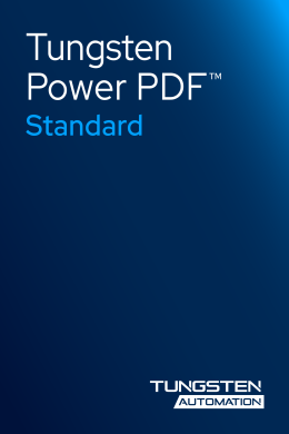 Tungsten Power PDF 5 Standard