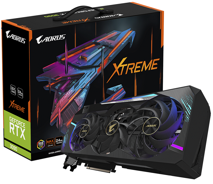 GIGABYTE RTX 3090 AORUS XTREME 24GB GDDR6