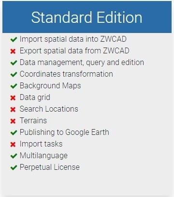 Spatial Manager for ZWCAD, Standard Edition Malaysia Reseller