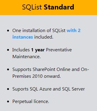 SQList Standard