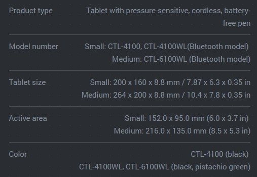 Wacom Intuos pen Bluetooth