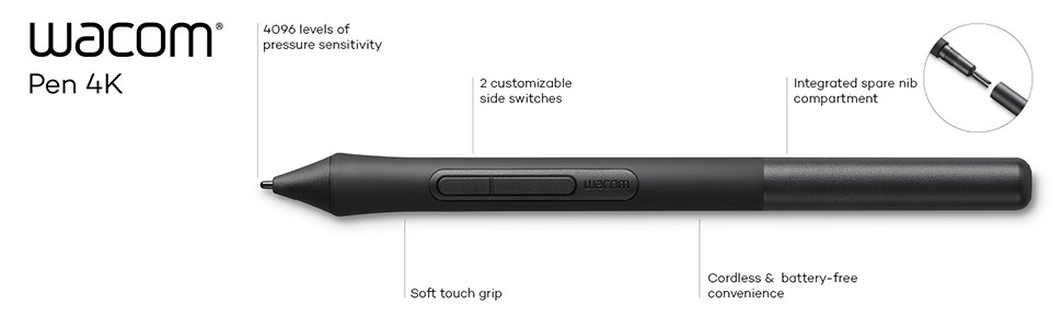 Wacom 4K Pen for Intuos Malaysia Reseller