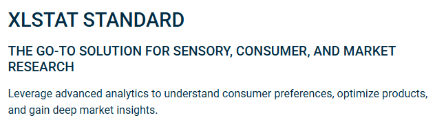 XLSTAT Standard