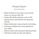 i-net Clear Reports Plus, Private Cloud