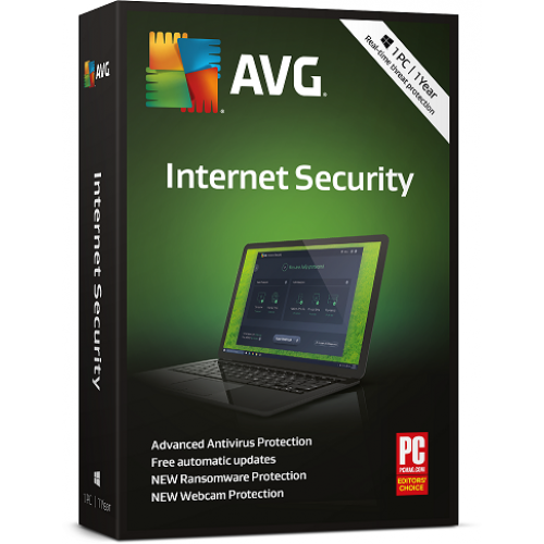 AVG Internet Security, 8 computers, 1-year